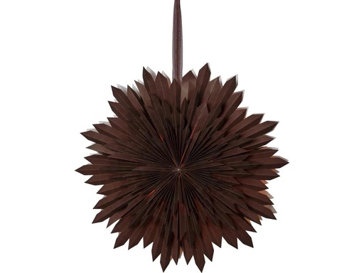 [90253717 1347302] Star Trading Papierstern Ice, Braun, Ø 50 cm