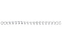 GBC Binderücken Wire Bind 21 Ø 10 mm, Silber, 100 Stück