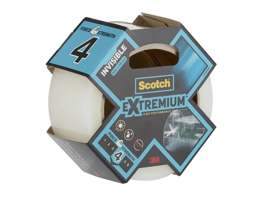 [90044255 1160677] 3M Gewebeband Scotch Extremium INVISIBLE 48 mm x 20 m, Klar