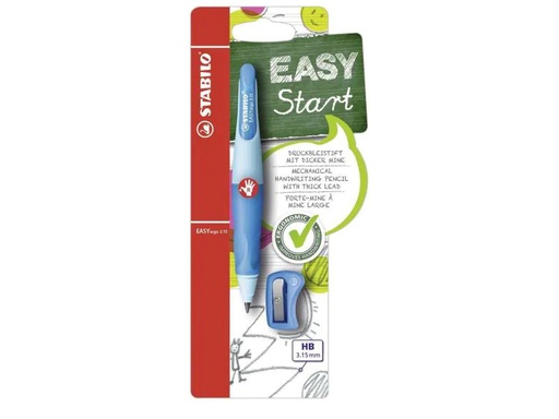 [90253775 350627] STABILO Minenbleistift EASYergo 3.15 Rechts, Blau