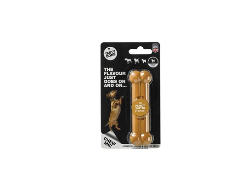 [90253798 1437723] Tasty Bone Spielzeugknochen mit Erdnussgeschmack Puppy