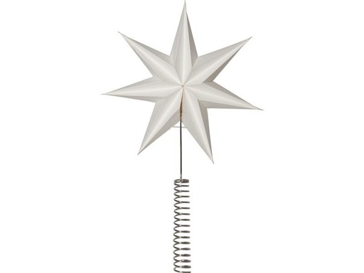 [90253805 1347426] Star Trading Baumspitze Isa, 31 cm, Weiss