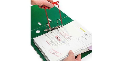 [90253963 1397932] Büromaterial Archivclips mit Etikette 100 Stück