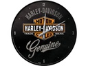 Nostalgic Art Wanduhr Harley Davidson Ø 31 cm, Schwarz