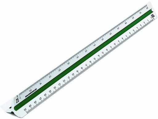 [90254122 1400170] Rumold Dreikant-Lineal Architect Massstab 1:1, 30 cm