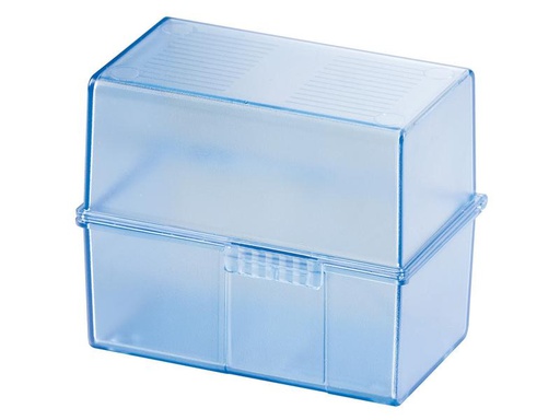 [90254233 1391943] HAN Karteibox A8, Blau/Transparent
