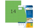 HERMA Universal-Etiketten 10.5 x 4.23 cm, 280 Etiketten, Grün
