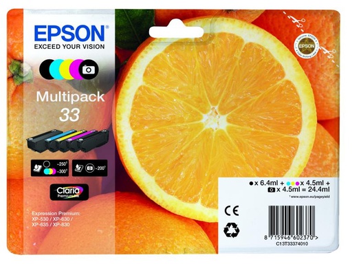 [90044328 370572] Epson Tintenset C13T33374010