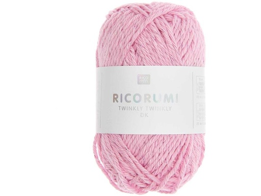 [90254529 1431489] Rico Design Ricorumi Twinkly Twinkly 25 g, Rosa