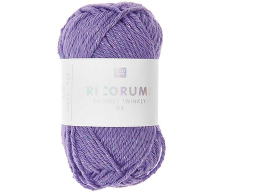 [90254704 1431486] Rico Design Ricorumi Twinkly Twinkly 25 g, Lila