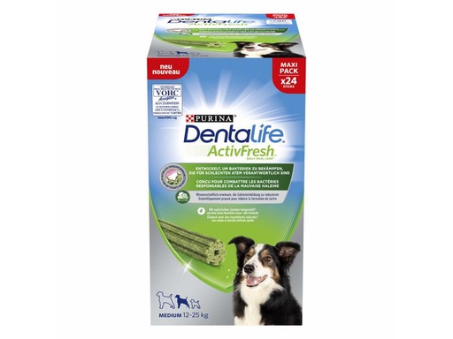 [90254875 1400703] Purina Dentalife Kausnack ActivFresh Medium, 24 Sticks