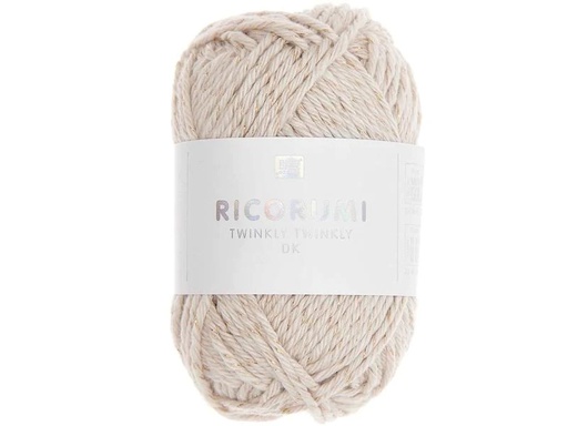 [90254899 1431481] Rico Design Ricorumi Twinkly Twinkly 25 g, Beige