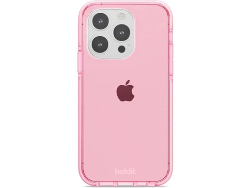 [90254978 1410298] Holdit Back Cover Seethru iPhone 14 Pro Pink