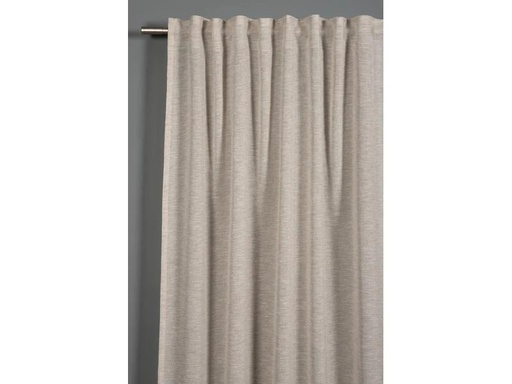 [90255009 1387089] Gardinia Tagvorhang mit Schlaufe Naturoptik 140 cm x 245 cm, Beige