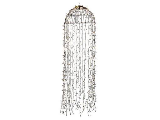 [90255106 1330967] Konstsmide LED-Lichtervorhang Qualle, 900 LED, 1.45 m, Outdoor