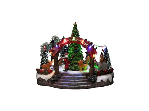 [90255254 1330973] Konstsmide LED-Figur Szenerie Weihnachtszoo, 20 cm