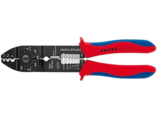 [90044428 518906] Knipex Crimpzange 230 mm Dorn-Crimp schmal