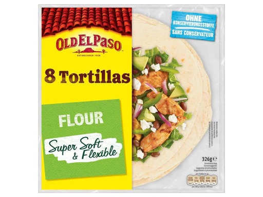 [90044440 900481] Old El Paso Flour Tortilla 326 g