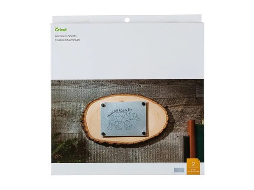 [90004425 1111960] Cricut Metall-Schild zum Gravieren 13 x 18 cm, 2 Stück