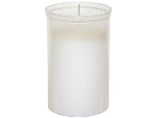 [90255386 1429339] müller Kerzen Grabkerze klein 9.5 x 6 cm, Weiss
