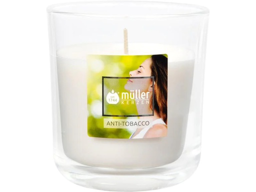 [90255412 1429289] müller Kerzen Duftkerze Anti Tobacco 8.8 x 8 cm