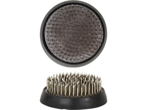 [90255416 1422399] Esschert Design Steckigel Kenzan L Schwarz/Silber