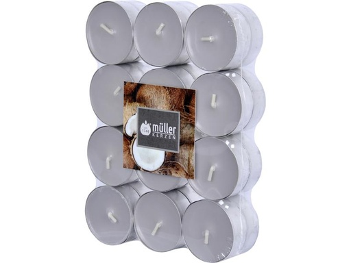 [90255524 1429279] müller Kerzen Duftkerze Coconut Island 24 Stück