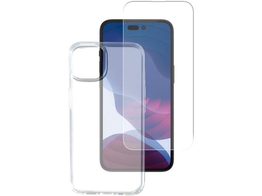 [90255566 1415393] 4smarts 360° Starter Set X-Pro Clear iPhone 14 Pro Max
