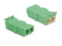 Delock LWL-Kupplung LC – LC Duplex Singlemode 4 Stück