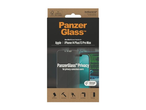 [90255822 1428714] Panzerglass Displayschutz Ultra Wide Fit Privacy iPhone 14 Plus