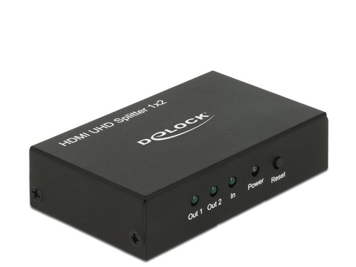 [90044573 779332] Delock 2-Port Signalsplitter HDMI – HDMI 4K/60Hz