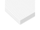 URSUS Wellpapier 50 x 70 cm 10 Stück, Weiss