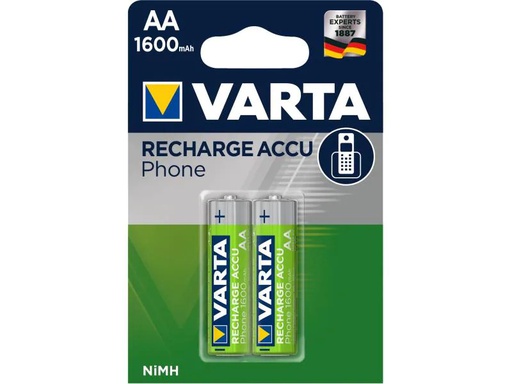 [90044596 330759] Varta Akku 2x AA 1600 mAh 1600 mAh