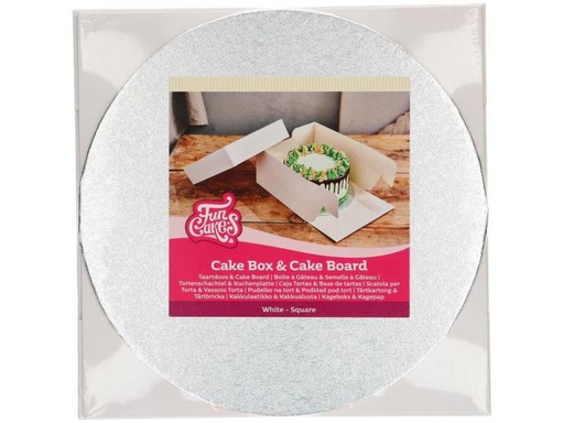 [90256235 1434553] Funcakes Tortenbox mit Tortenplatte 25.9 x 25.9 x 15 cm, 1 Stück