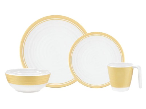 [90256318 1364485] KOOR Outdoor-Geschirrset Manga Vanille