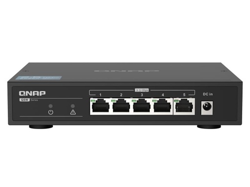 [90044687 1088844] QNAP QSW-1105-5T, 2.5GbE Switch 5 Port
