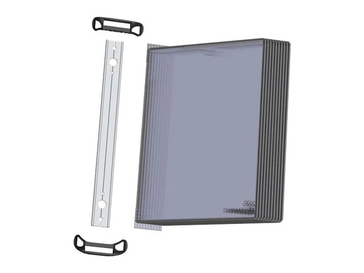 [90256773 1400102] Tarifold Dokumentenhalter Wandelement T-Display Pro Schwarz