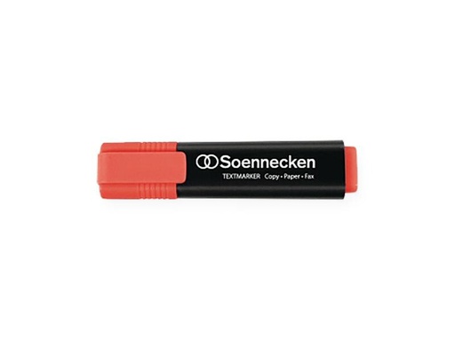 [90256815 1398739] Soennecken Textmarker Rot