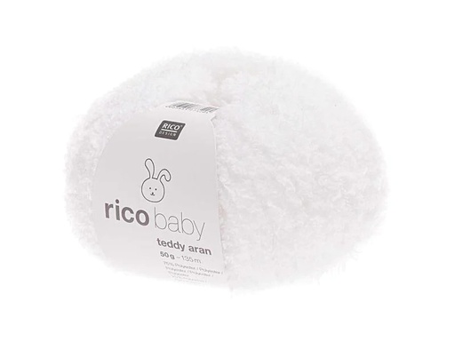 [90044732 945232] Rico Design Wolle Baby Teddy Aran 50 g Weiss