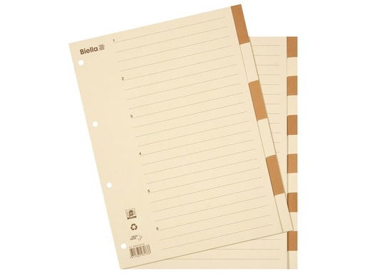[90256892 1399184] Biella Register Blanko, A4, 1-6