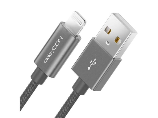 [90256938 1449685] deleyCON USB 2.0-Kabel USB A - Lightning 0.15 m