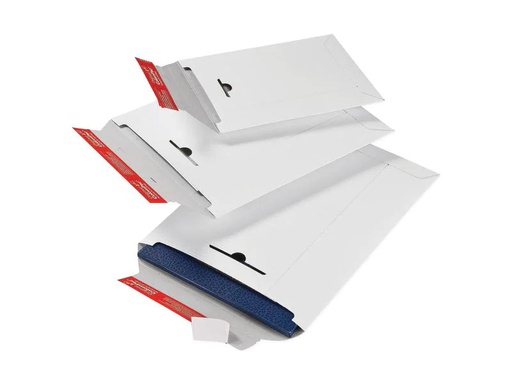 [90256958 1397857] Büromaterial Versandtasche 17 x 24.5 x 3 cm, 100 Stück, Weiss