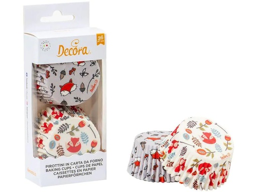 [90256966 1439848] Decora Muffin Backform Fuchs 36 Stück