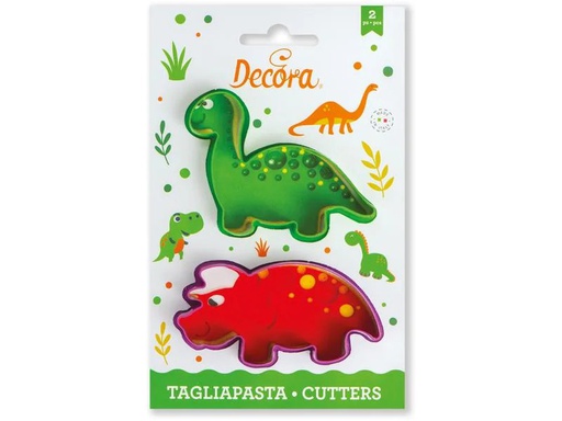 [90256977 1439859] Decora Guetzli-Ausstecher-Set Mini 2 Stück, Dino