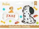 Decora Guetzli-Ausstecher-Set Mini 2 Stück, Hund