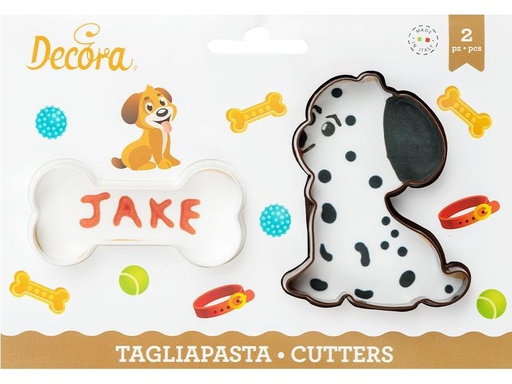 [90257017 1439857] Decora Guetzli-Ausstecher-Set Mini 2 Stück, Hund