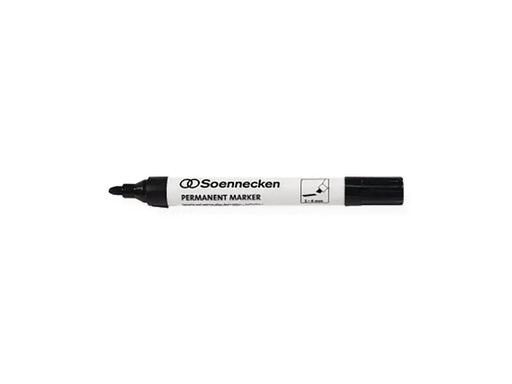 [90257249 1398683] Soennecken Permanent-Marker Schwarz, 10 Stück