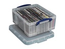 Really Useful Box Aufbewahrungsbox 18 Liter, Transparent