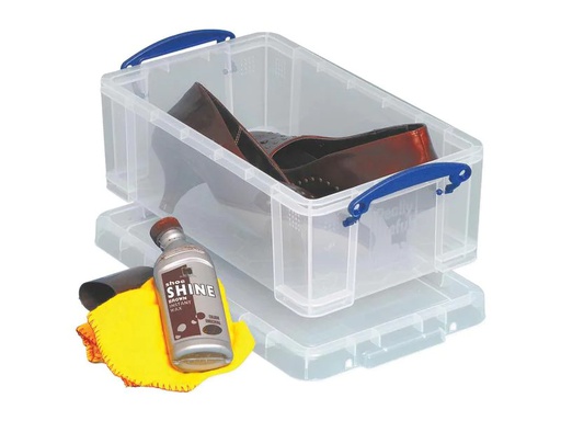 [90257368 1397438] Really Useful Box Aufbewahrungsbox 5 Liter, Transparent