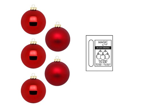 [90257384 1337285] INGES CHRISTMAS DECOR Weihnachtskugel Chianti Ø 3 cm 24 Stück